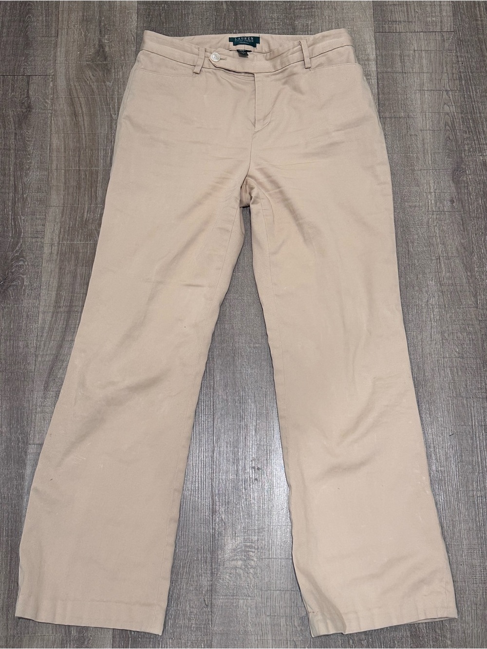 Lauren by Ralph Lauren Women’s P/L Beige Chino Pants